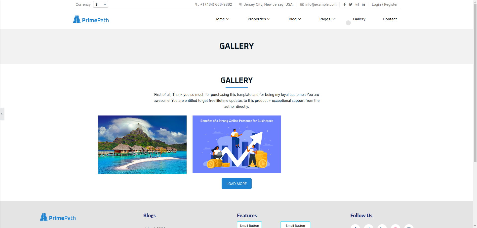 Real Estate Theme Documentation 25 GALLERY