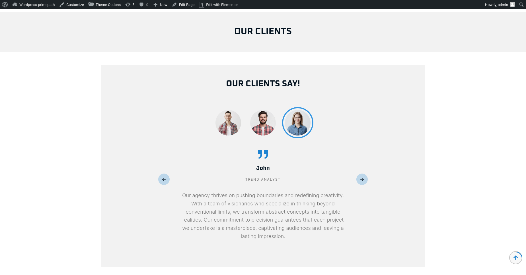 Real Estate Theme Documentation 17 our clients