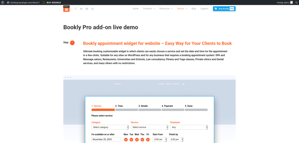 Bookly PRO