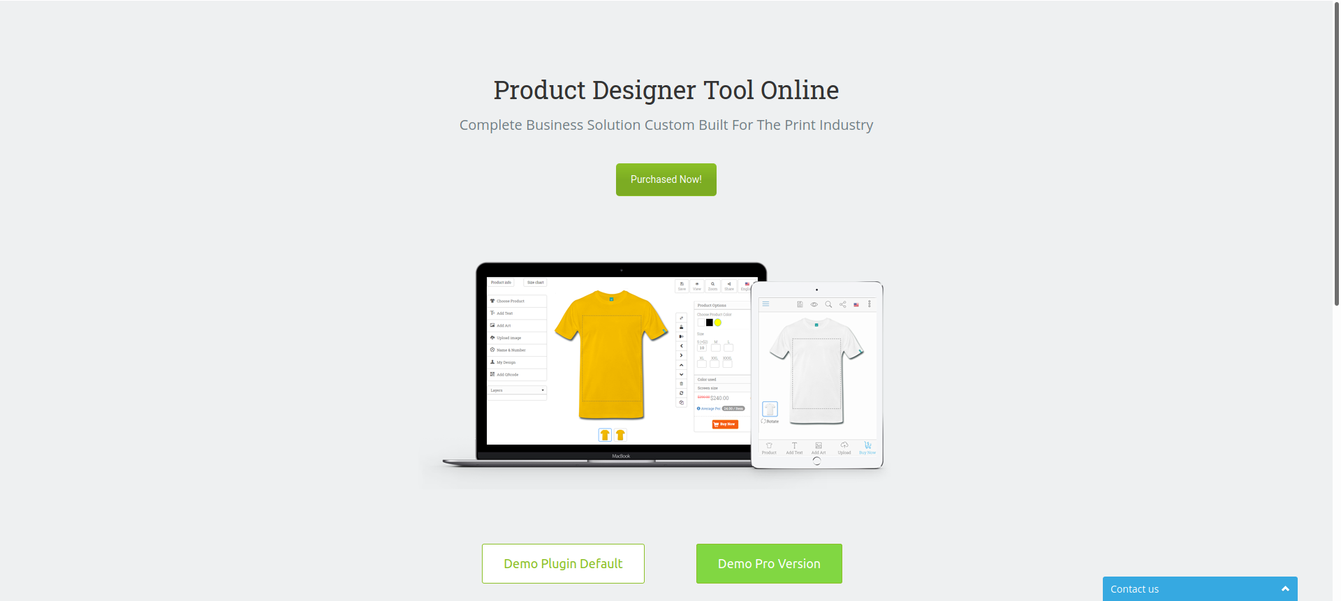 Custom Product Designer: