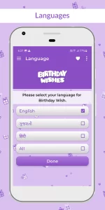 Birthday Wishes Language