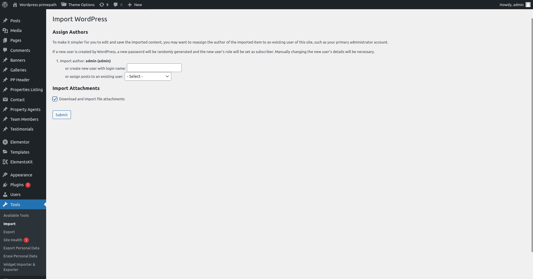 Real Estate Theme Documentation 11 Import Wordpress